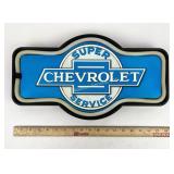 Chevrolet Super Service Plastic Sign