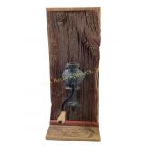 Arcade Crystal Coffee Grinder Mounted on Wood