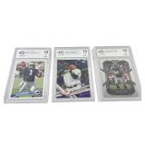 3 Graded Sports Cards