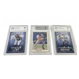 3 Graded Sports Cards