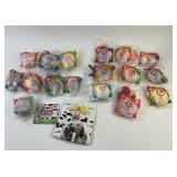 19 Old McDonalds NOS Plush Toys & Advertising