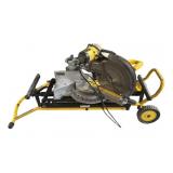 Dewalt miter saw on rolling stand