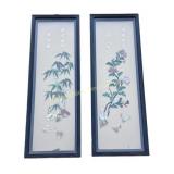 Chinese framed wall art 3D chicken, deer