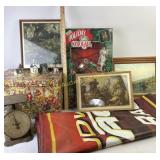 Budweiser Racing Banner, Holiday Carousel, Artwork