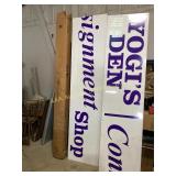 Business signage, Phillips fluorescent lights
