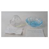 Blue Glass Bowl, Crystal Bowl