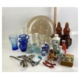 Glassware, Vases, Broncho Bill Book, Jeannette Flo