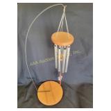 Wooden Wind Chime With Metal Tubes