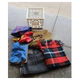 Blankets, Bag, Milk Crate