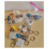 Padlocks with keys, Key Rings, Ford Keychain
