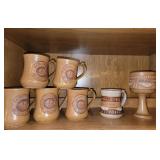 Ed Schrock Pottery Mugs, Chalice