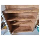Wooden Bookshelf With Three Shelves