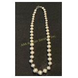 Mexico Silver Beaded Necklace