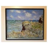 Framed Artwork, Wicker Hamper