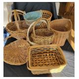 Wicker Baskets, some With Handles
