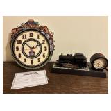 Lionel wall clock, railroad train clock
