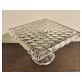 Fostoria Cake Plate with rum well