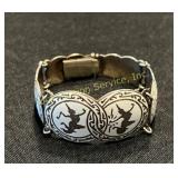 Siam Sterling Silver Bracelet with Thailand Dancer