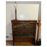 Viking Barrister Bookcase, Lamp, Coasters