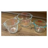 Pyrex Glass Measuring Cups