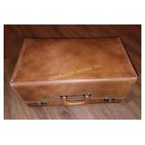 Leather Salesman Case With Brass Accents
