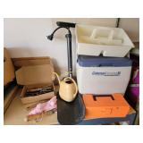 Coleman Cooler, Gardening Tools, Toolbox, tire pum