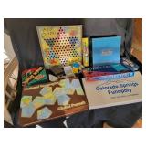 Board Games: Checkers, Funopoly, Tiddly Winks