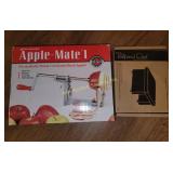 Apple-Mate 1 Apple Peeler, Pampered Chef Wood appl