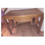 Oak Desk With Single Drawer