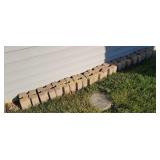 Concrete Landscaping Bricks, qty 12