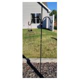 Shepherds Hook with Lanterns