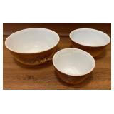 Pyrex Autumn Harvest Mixing Bowls