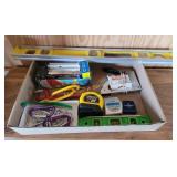 Hand Tools, Stanley Tape Measure, Levels, staplers