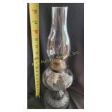 P&A Mfg. 18in. Glass Oil Lamp