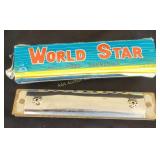 World Star Harmonica with Box