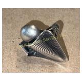 Burg Sterling Silver Ring