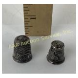 Sewing Thimbles: One is marked 980