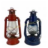 Dietz Little Wizard & Dietz Junior Oil Lanterns