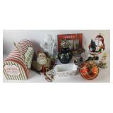 Christmas Decor, Santa Figurines, Burts Bees