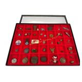 1/10 10k GF Sunday school pin, Emmit co Seal, no