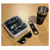 Titoï¿½s Sunglasses, Bottle Opener, Jim Beam Shaker