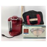 Keurig K45 Elite, Scunci Steamer, Patriot Lighting