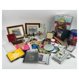 Framed Art, Glassware, Santa Hat, Mechanical Addre