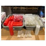 Condiment Bottles and Clothespins