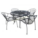Metal Patio Table With Four Chairs