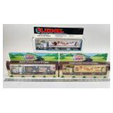 3 Dunkin Donuts Diecast Semi Trailer Models