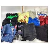 Clothing Lot with Graphic T-Shirts, Denim, Knitwea