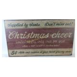 Christmas Cheer Decorative Sign