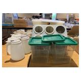 Cambro Kitchen Storage Containers, Dressing Dispen