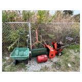 Ariens Snowblower, Scottï¿½s spreaders, air tank